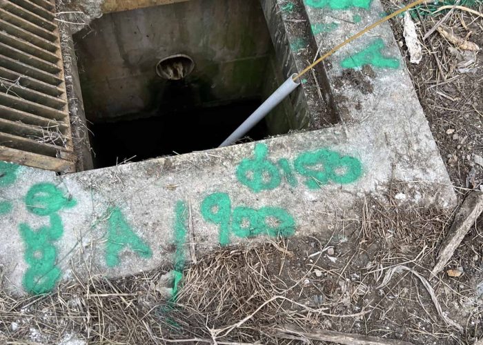 Rodding the Pipe of Stormwater pit Utility locating service in Sydney, NSW, service provided by Geoscope